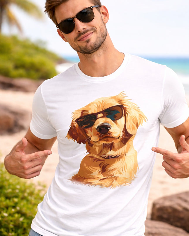Polo Hombre - Perro Con Lentes