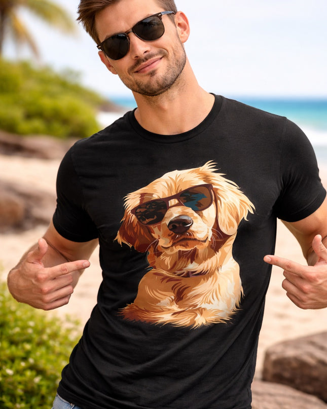Polo Hombre - Perro Con Lentes