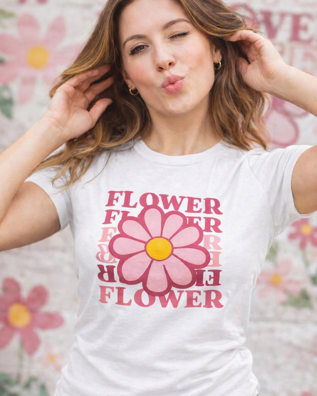 Polo Mujer - Flower Pink