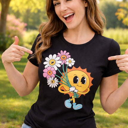 Polo Mujer - Sun And Flowers