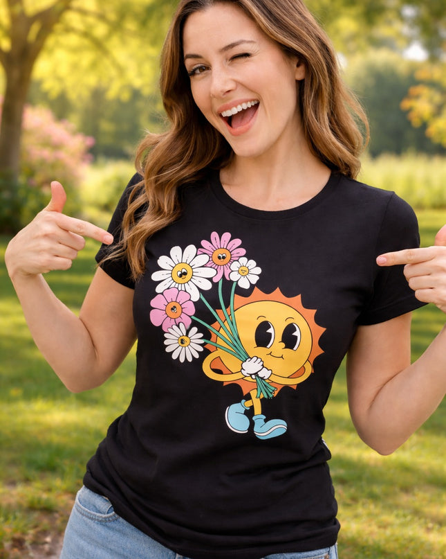 Polo Mujer - Sun And Flowers