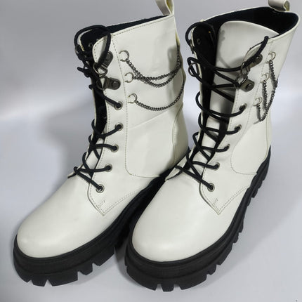 Botas Mujer Kansas - Blanco - 37 (Yayita)
