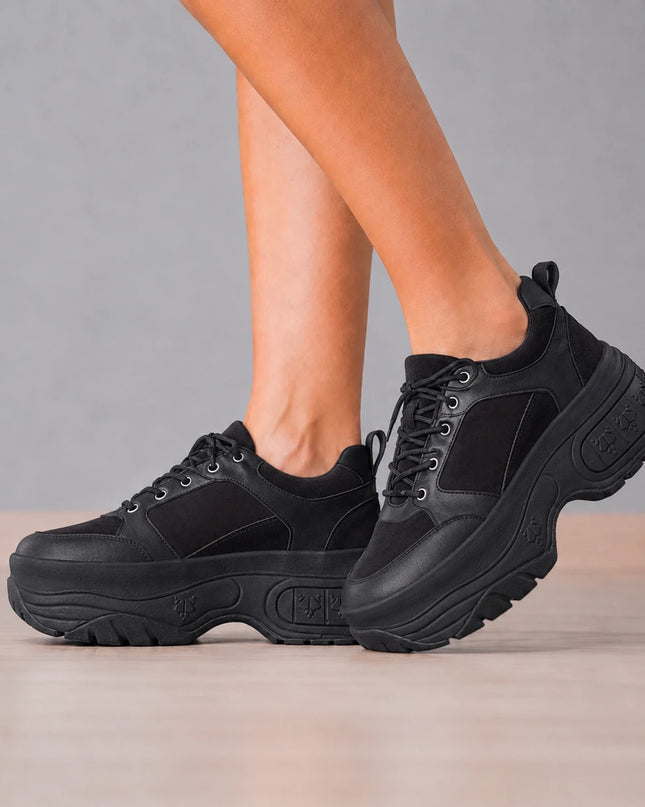 Zapatillas Urbanas Mujer Wolf - Negro