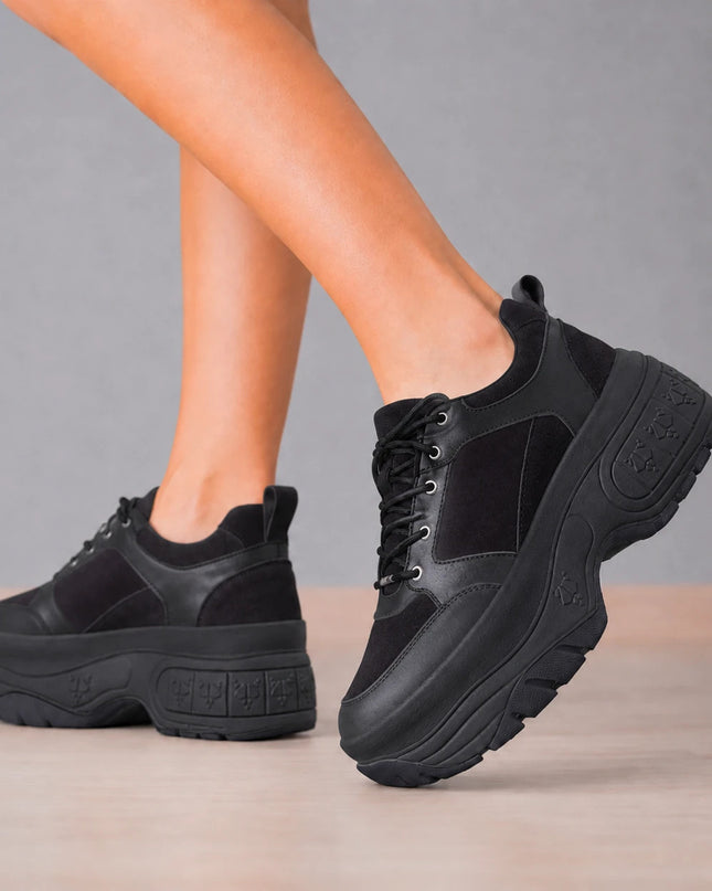 Zapatillas Urbanas Mujer Wolf - Negro