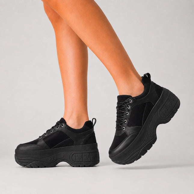 Zapatillas Urbanas Mujer Wolf - Negro