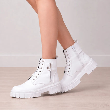 Botas Mujer Ypane - Blanco