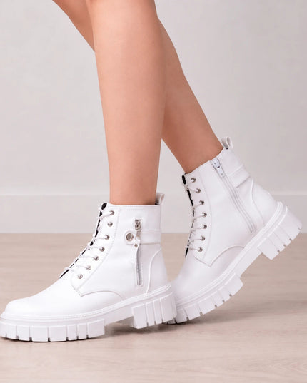 Botas Mujer Ypane - Blanco