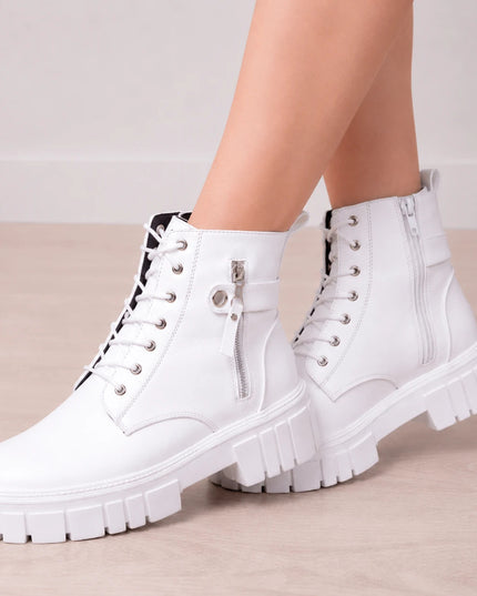 Botas Mujer Ypane - Blanco