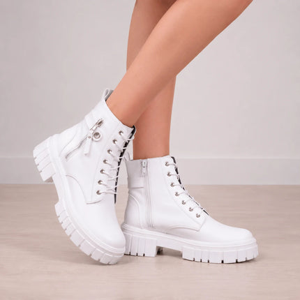 Botas Mujer Ypane - Blanco