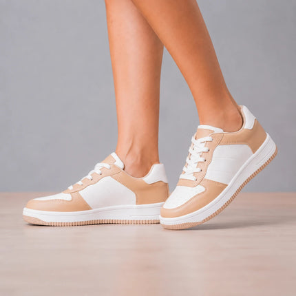 Zapatillas Urbanas Mujer Ypres  - Beige