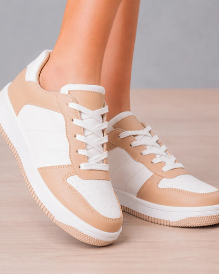 Zapatillas Urbanas Mujer Ypres  - Beige