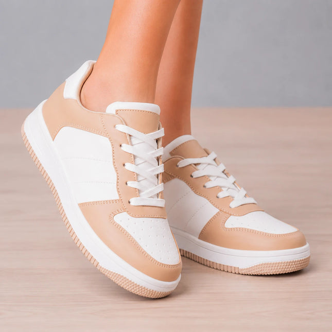 Zapatillas Urbanas Mujer Ypres  - Beige