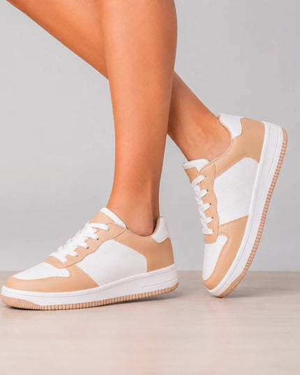 Zapatillas Urbanas Mujer Ypres  - Beige