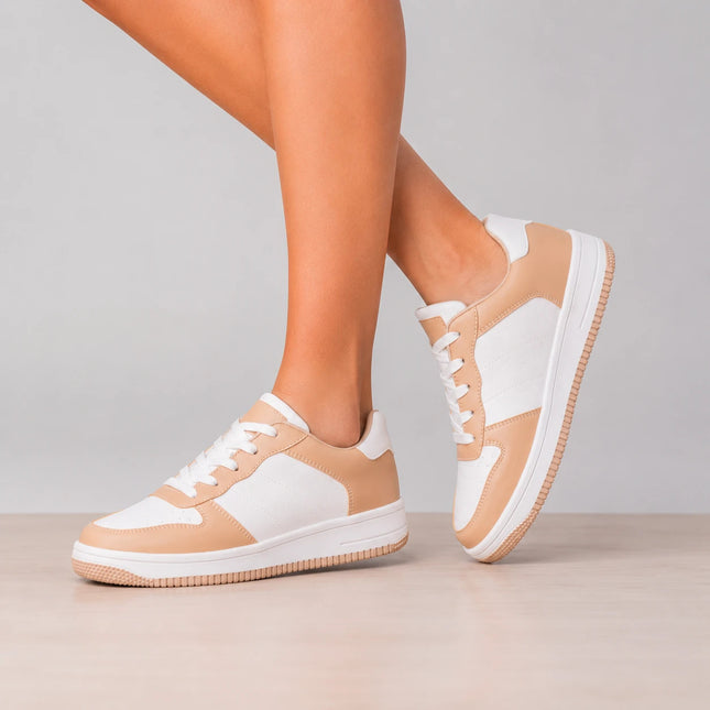 Zapatillas Urbanas Mujer Ypres  - Beige
