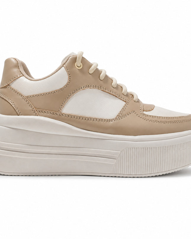 Zapatillas Urbanas Mujer Panda - Beige
