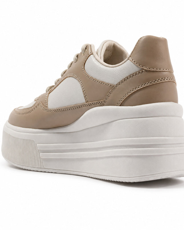 Zapatillas Urbanas Mujer Panda - Beige