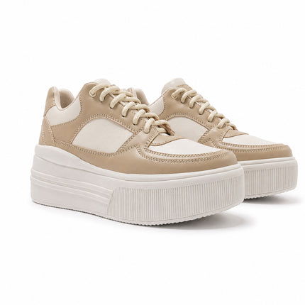 Zapatillas Urbanas Mujer Panda - Beige