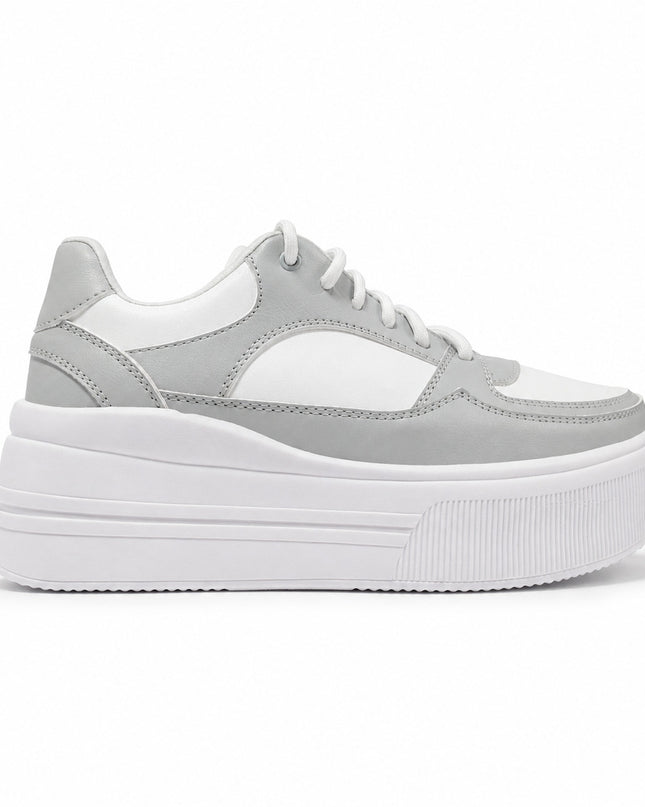 Zapatillas Urbanas Mujer Panda - Plomo