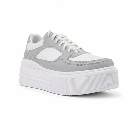 Zapatillas Urbanas Mujer Panda - Plomo