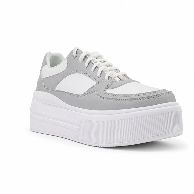 Zapatillas Urbanas Mujer Panda - Plomo