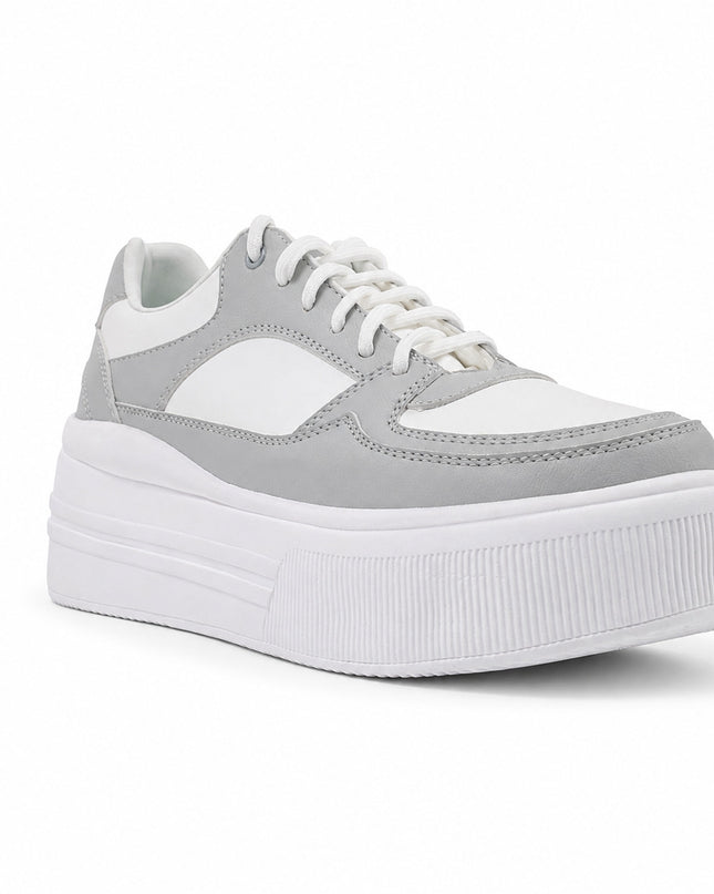 Zapatillas Urbanas Mujer Panda - Plomo