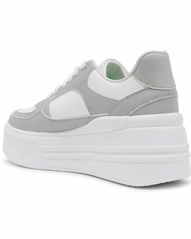 Zapatillas Urbanas Mujer Panda - Plomo