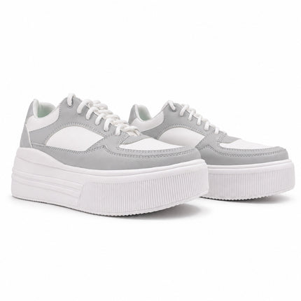 Zapatillas Urbanas Mujer Panda - Plomo
