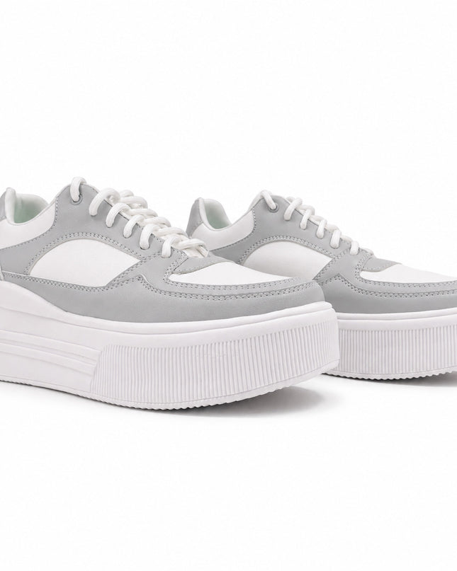 Zapatillas Urbanas Mujer Panda - Plomo