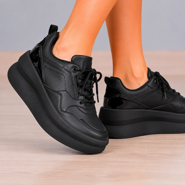 Zapatillas Urbanas Mujer Zadar - Negro Total