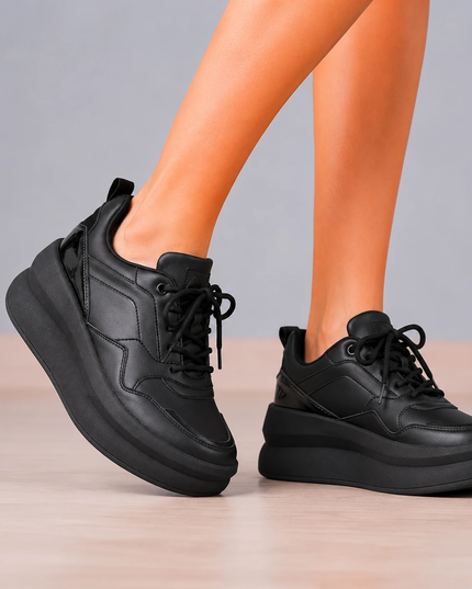 Zapatillas Urbanas Mujer Zadar - Negro Total