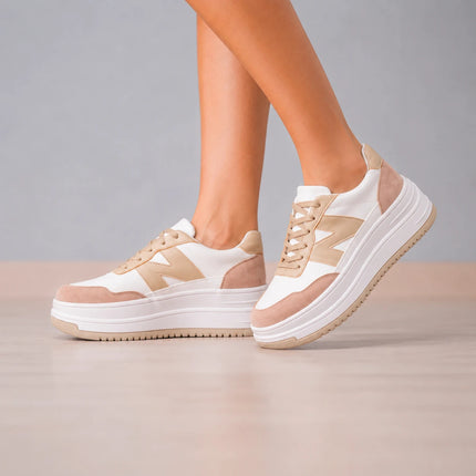 Zapatillas Urbanas Mujer Zambia - Beige