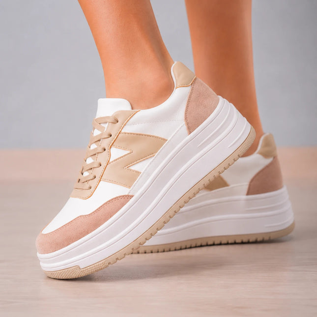 Zapatillas Urbanas Mujer Zambia - Beige