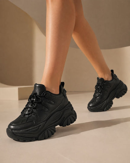 Zapatillas Urbanas Mujer Albi - Negro