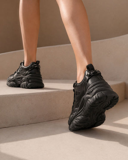 Zapatillas Urbanas Mujer Albi - Negro