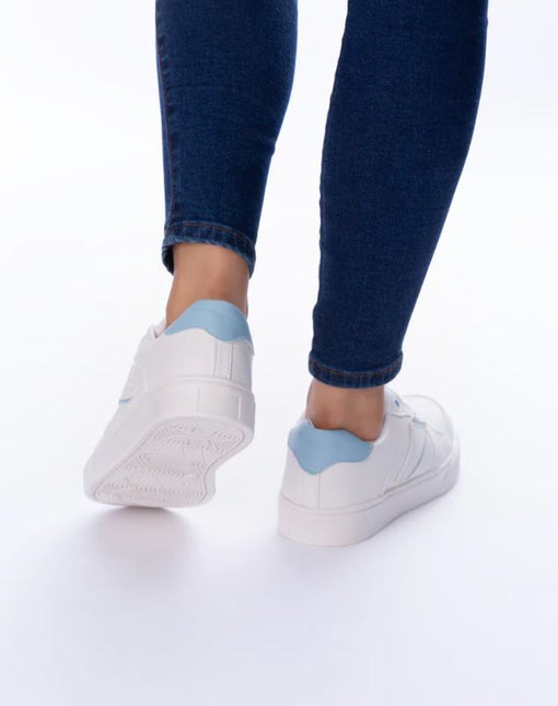 Zapatillas Urbanas Mujer Adul - Celeste