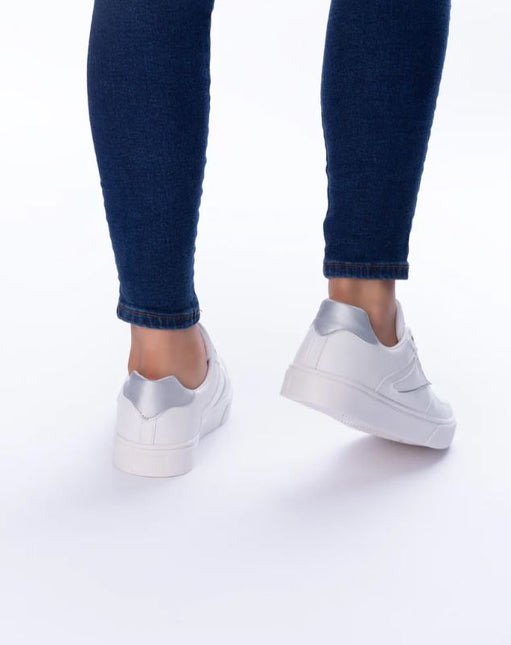 Zapatillas Urbanas Mujer Adul - Plateado