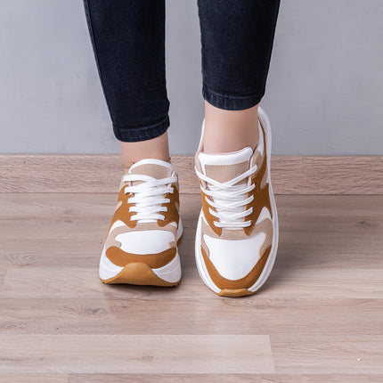 Zapatillas Urbanas Mujer Amberes  - Camel