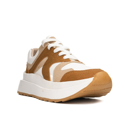 Zapatillas Urbanas Mujer Amberes  - Camel