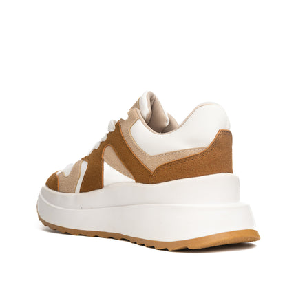 Zapatillas Urbanas Mujer Amberes  - Camel