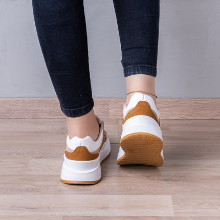 Zapatillas Urbanas Mujer Amberes  - Camel