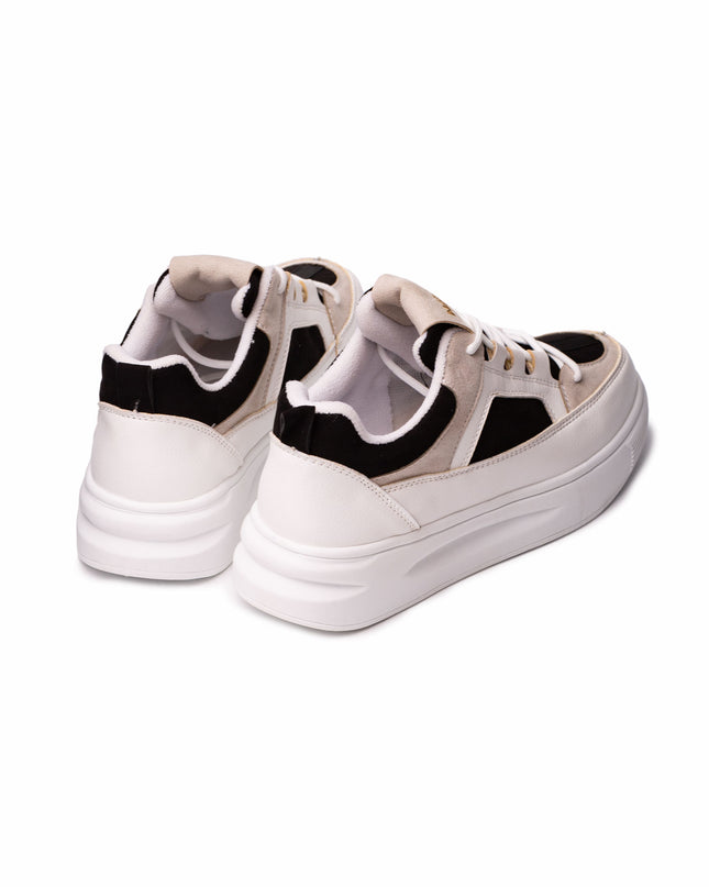 Zapatilla Amelie - Blanco con Plateado
