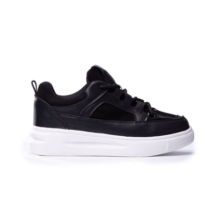 Zapatillas Urbanas Mujer Amelie - Negro Gamuza