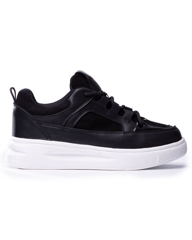 Zapatilla Amelie - Negro Gamuza