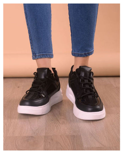 Zapatilla Amelie - Negro Gamuza
