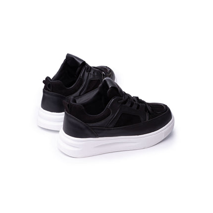 Zapatillas Urbanas Mujer Amelie - Negro Gamuza