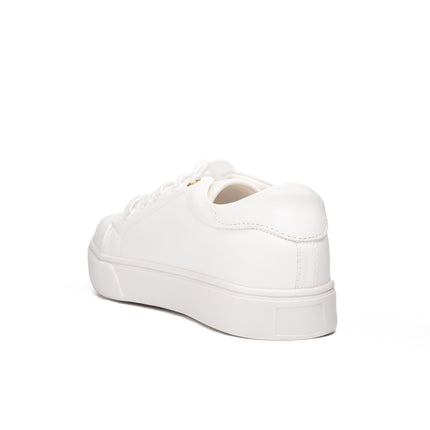 Zapatillas Urbanas Mujer Arezzo - Blanco Corazón Dorado