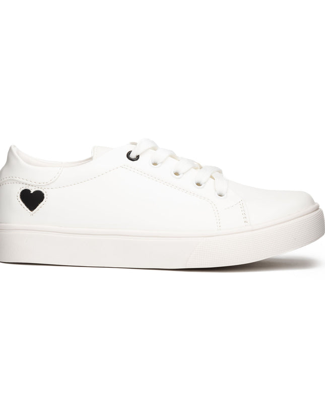 Zapatilla Arezzo - Blanco Con Negro