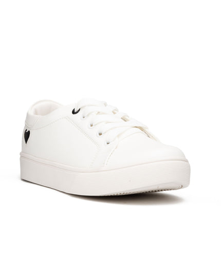 Zapatilla Arezzo - Blanco Con Negro