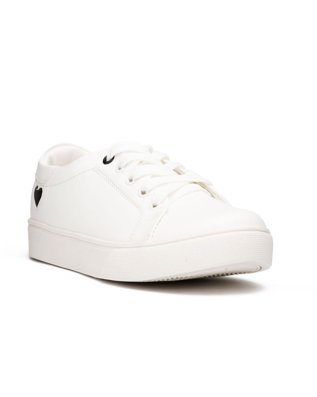 Zapatilla Arezzo - Blanco Con Negro