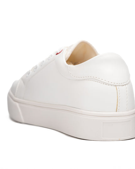 Zapatilla Arezzo - Blanco Corazón Rojo